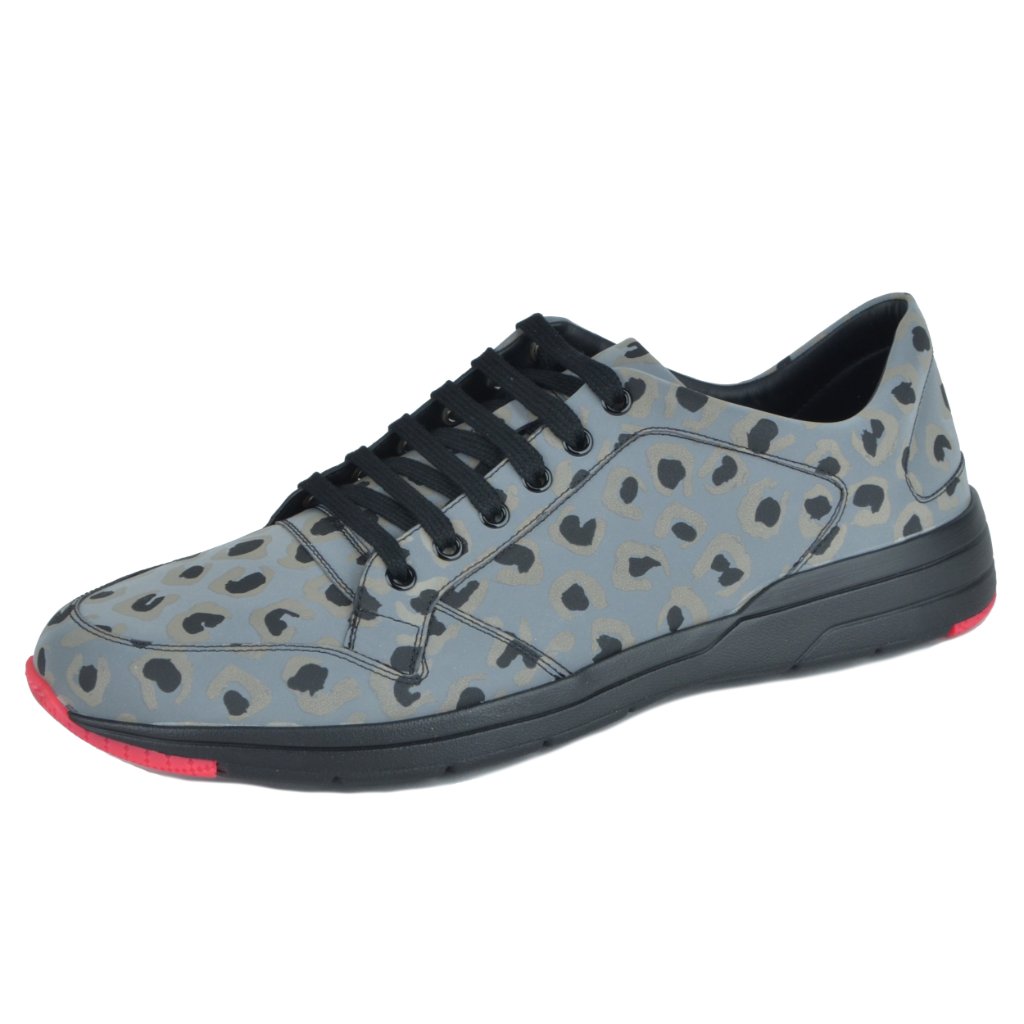 Gucci Mens Sneakers Brava Reflex Leopard Print Trainers Sz 10.5g 11